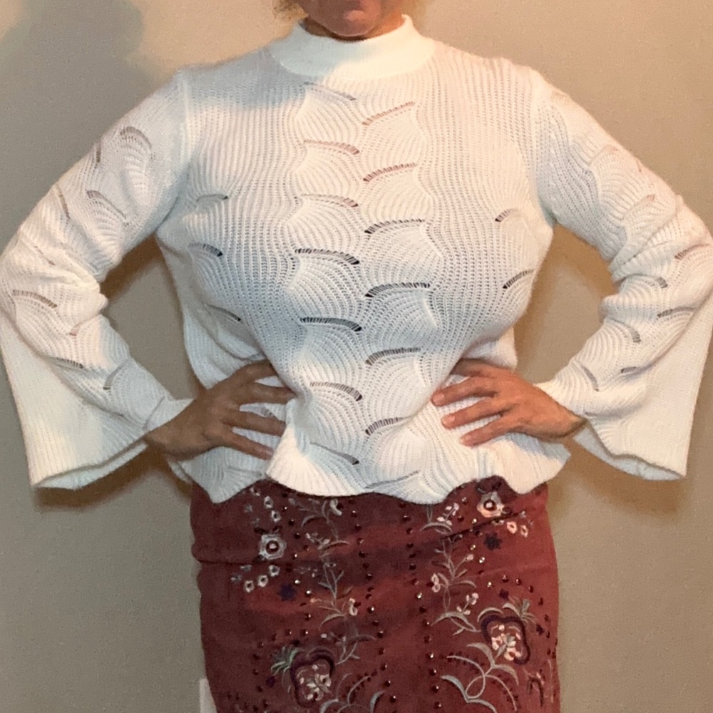 Grace Karin Bell Sleeve Sweater